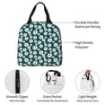 thumbnail image 3 of Bingfone Daisies Flowers Print Lunch Bag Insulated Lunch Box, Small Leakproof Cooler Food Lunch Containers Reusable High Capacity Lunch Tote Bags for Work, Travel, Outdoor, 3 of 5