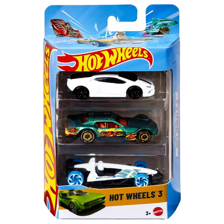 Hot Wheels 3-Car Pack, Multipack of 3 Hot Wheels Vehicles, Gift