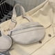 thumbnail image 5 of Bolso de pecho de ante Bolso bandolera informal y suave para mujer, bolso de ante en el pecho que combina con todos los conjuntos (beige), 5 of 8
