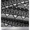 thumbnail image 2 of Soimoi Poly Georgette Fabric Aztec Geometric Fabric Prints by Yard 42 Inch Wide, 2 of 3