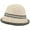 Beige, variant on CoCopeaunts Women's Bucket Hat Double Stripe Wool Fisherman Hat Fashion Versatile Outdoor Fashion Roll-up Brim Warm Winter Hat