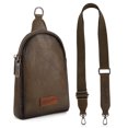 thumbnail image 7 of Wrangler Sling Bag for Women with Detachable Strap and Zipper, Distressed-CAMO, 7 of 7