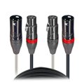 thumbnail image 1 of ProX XC-DXLR100 100' Ft. Balanced Dual XLR-M to Dual XLR-F High Performance Audio Cable, 1 of 1