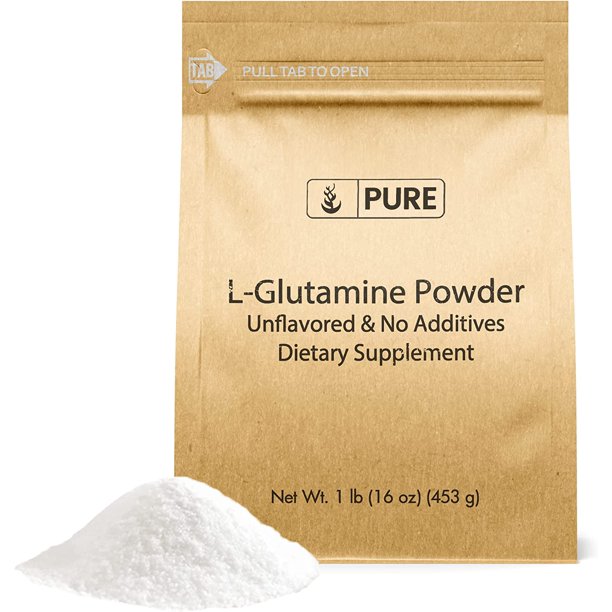 Pure Original Ingredients LGlutamine (1lb) AlphaAmino Acid Supplement