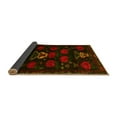 thumbnail image 2 of Ahgly Company Indoor Square Animal Yellow Traditional Area Rugs, 8' Square, 2 of 4