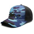 thumbnail image 2 of Camouflage Baseball Cap Adjustable Size – Stylish Spliced Design Trucker Hat, Dad Hat with Full Print Front & Brim, Breathable Cotton Blend Snapback for Sports, Travel & Daily Wear, 2 of 3