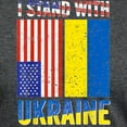 thumbnail image 3 of CafePress - I Stand With Ukraine Support Ukrainian Ame T Shirt - Mens Tri-blend T-Shirt, 3 of 4