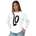 thumbnail image 5 of Love Matching Set Engagement Photos Plus Size Long Sleeve Graphic Tee Shirt Brisco Brands 3X, 5 of 6