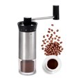 thumbnail image 1 of Molinillo de café manual de acero inoxidable portátil de manivela, molino de café de cerámica con grosor ajustable para el hogar, la oficina o los viajes, 1 of 4