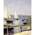 thumbnail image 2 of Voiliers Argenteuil - CANVAS OR FINE PRINT WALL ART PRINT, 2 of 2