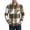 A-Light Khaki, variant on Mens Coat Shirt Long Sleeve Flannel Jacket Classic Plaid Shirt Lightweight Hunting Shirt