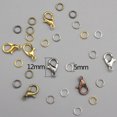 thumbnail image 3 of Colores Metal Hebilla de langosta Anillo de hierro Joyas Accesorios en caja pequeña Diy Pulsera Collar Accesorios JFHHH pequeña, 3 of 4