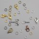 thumbnail image 3 of Colores Metal Hebilla de langosta Anillo de hierro Joyas Accesorios en caja pequeña Diy Pulsera Collar Accesorios JFHHH pequeña, 3 of 4