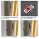 thumbnail image 5 of Scienceny Tope de puerta de adsorción, Tope de puerta de Metal Invisible ultrafino para puertas correderas de fijación de armario, con tornillos Herramientas y ferretería skruvar, 5 of 6