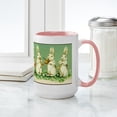 thumbnail image 4 of CafePress - Vintage Musical Easter Bunnies Large Mug Mugs - 15 oz Ceramic Large White Novelty Mug, 4 of 4