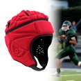 thumbnail image 3 of Lijie Rugby Helmet Football Helmet Breathable Ultralight Headgear Rugby Cap Red, 3 of 6
