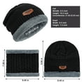 thumbnail image 2 of Loritta 3 Pack Womens Winter Hats and Casual Scarf Set Soft Winter Gloves Beanie Hats for Women, 2 of 6