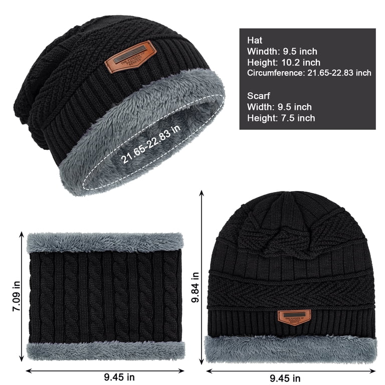Loritta 3 Pack Womens Winter Hats and Casual Scarf Set Soft  display picture 1