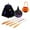D(Cape + Hat + Broom + Pumpkin Bag), variant on Usaibhir Witch Cloak Black Cloak Costume Kids Hooded Cloak Halloween Performance Costumes Spooky Trick or Treating Cosplay Poncho 2-15 Years