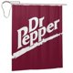 thumbnail image 1 of Juego de cortina de ducha con fondo granate de los años 90 de Dr Pepper con gancho, decoración para el baño, fácil de limpiar, lavable a máquina, tela de poliéster duradera, cortina de ducha de tela, 1 of 8