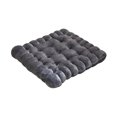 thumbnail image 4 of Cojín del piso de la almohadilla de la silla Cojín no Slip Square Cookie Linda almohada de taburetes Tatami Cuschion para el piso Oficina de acampar Gris profundo, 4 of 8