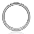 thumbnail image 2 of Pompeii Men's Brushed Titanium 8mm Ring Moissanite Wedding Band (,), 2 of 4
