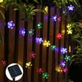 thumbnail image 4 of 7m IP65 Waterproof Sakura Fairy Solar 50LEDs String Lights Garden Party Decor, 4 of 12
