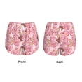 thumbnail image 5 of Lsque Rose Flowers Printed Women's Running Shorts with Liner Pockets,Elastic Quick Dry Workout Athletic Gym Yoga Shorts,Womens High Waist Shorts-Large, 5 of 9