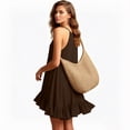 thumbnail image 5 of Summer Dresses Maxi Dress Solid Color Sleeveless Casual Dress Sundresses 2026 Brown L, 5 of 9