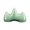 thumbnail image 1 of CAROOTU Celadon Pen Holder Multifunctional Mountain Shape Ink Brush Rest Retro Desktop Ornament for Home, 1 of 7