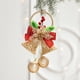 thumbnail image 4 of Adornos navideños, colgante dorado para árbol de Navidad, copo de nieve, estrella, Ángel, adornos navideños de Año Nuevo, colgantes para colgar, 4 of 4