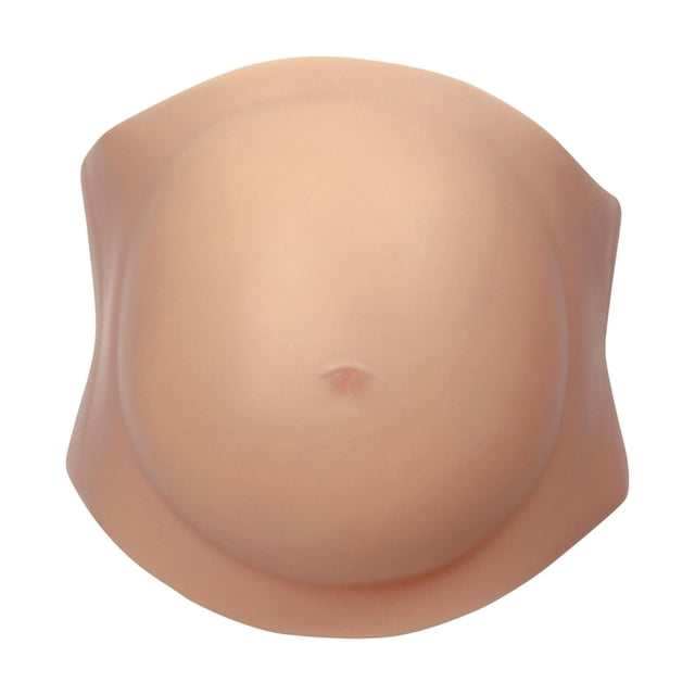 BELOVING Fake Belly Lifelike Film Prop for Screen Performance Costume Advertising Cosplay Asian Yellow