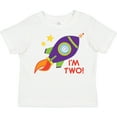thumbnail image 3 of Inktastic 2nd Birthday Rocketship Space Party Boys or Girls Toddler T-Shirt, 3 of 5