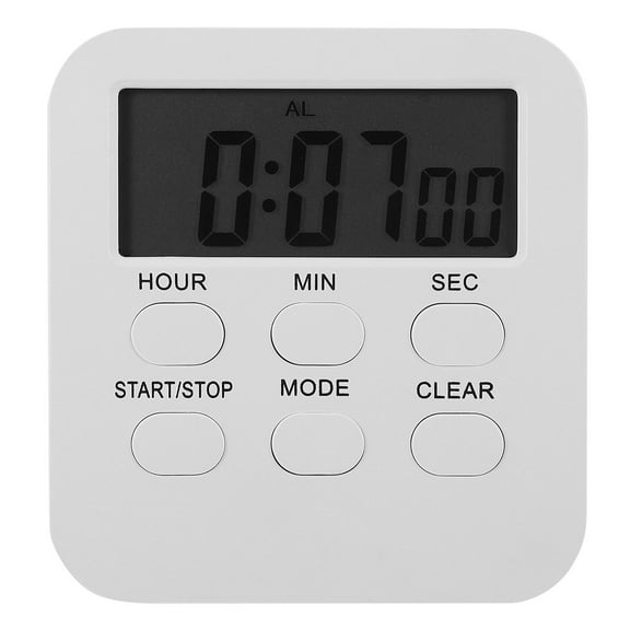 TOYMYTOY Digital Stopwatch Timer Plastic Silent Design Kitchen Reminder for Families 1Pack