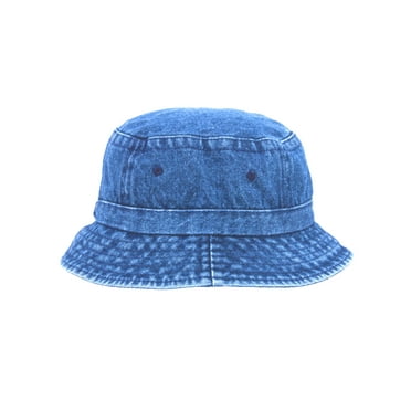 Pigment Dyed Bucket Hat, Denim