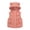 Pink, variant on Edvintorg Vest Jackets Kids Toddler Baby Boys Girls Sleeveless Waistcoat Cute Solid Color Windproof Padded Clothes Hooded Coat Jacket Children's Outerwear