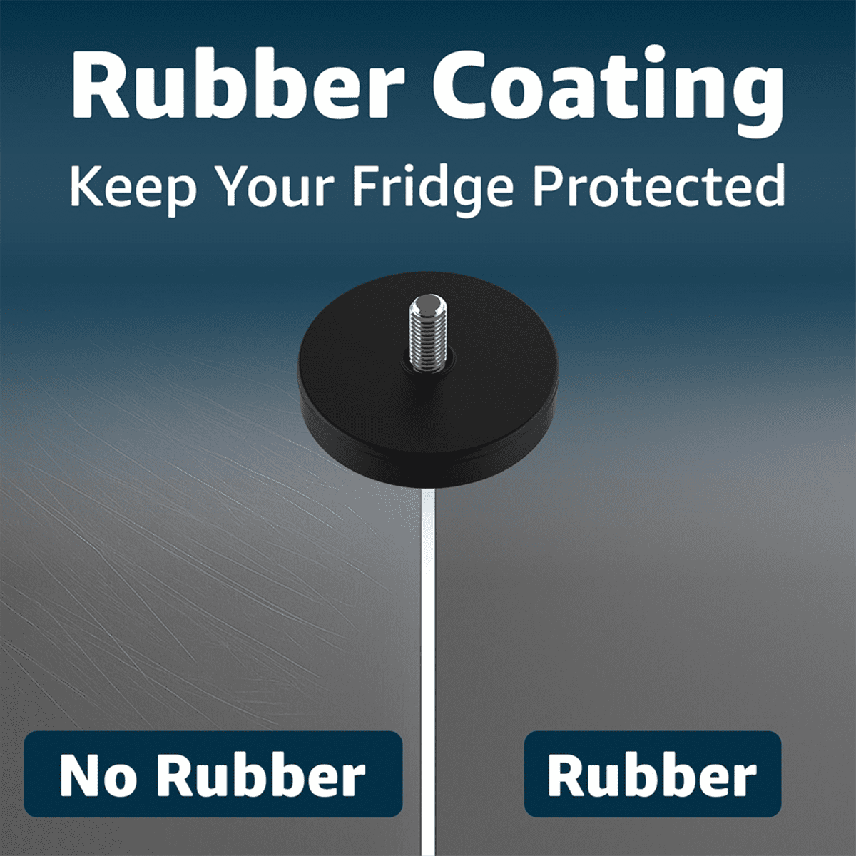 Kitchen Organization: Magnetic Fridge Mount for 15-Inch Calendar, Rubber Coated to Prevent Scratches, Easy to Assemble