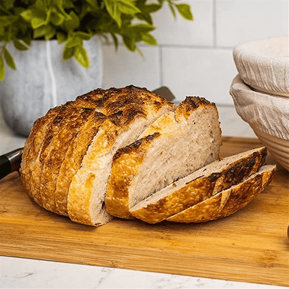 2pcs 22X8.5CM Proofing Basket, Bread Proofing Basket Linen Liner Cloth Sourdough Bread Baking Supplies