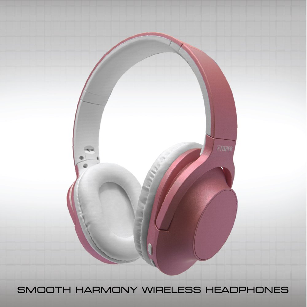 Fisher OvertheEar Portable Lightweight Headphones, Wired or Wireless