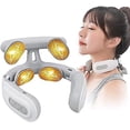 thumbnail image 2 of Neck Pain Neck Massager, Neck Massager with Heating Function, USB Rechargeable Neck Relaxation Massager, 2 of 5