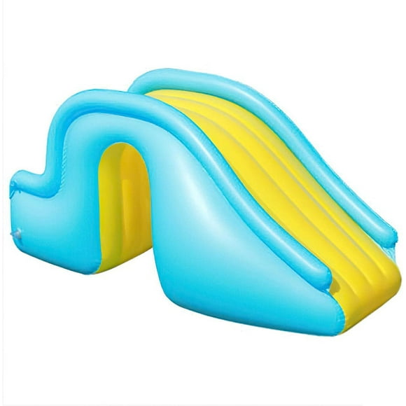 Giant Pool Inflatable Water Slide Wider Steps Waterslide for Kids Joyful Swimming Pool Supplies Water Splash Waterslide Toy ?for Kids Water Play Recreation Facility