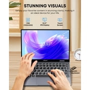 e10 MiniBook X 2-in-1 Laptop, 10.51 FHD Touchscreen Tablet, Intel 12th Alder Lake N100, 12GB LPDDR5 RAM, 512GB SSD, Windows 11 Home