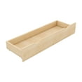 thumbnail image 4 of Euroco Wood Queen Bed, House Platform Bed with 2 Storage Drawers for Adults, Natural, 4 of 12