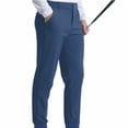 thumbnail image 6 of ADSSDQ Men's Stretch Golf Joggers Pants with Belt Loops Slim Fit Tapered Casual Business Travel Dress Work Sweatpants with Pockets Dark Blue L, 6 of 7