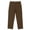 Brown, variant on Men's Linen Pants Wide Leg Button Down Pant with Belt Loops & Pockets Loose Casual Trousers Lightweight Trendy Slacks 2026 Spring Summer Vacation Travel Outfits|White|L