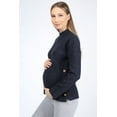 thumbnail image 5 of LVMA4220 - Side Button Maternity Nursing sweater, 5 of 12