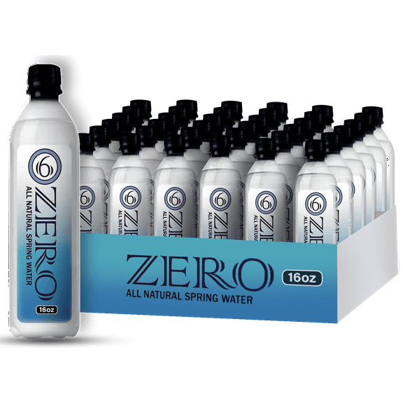 6 Zero All Natural Spring Water
