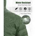 thumbnail image 4 of Men Down Jacket Hooded Lightweight Packable Puffer Jacket Water-Resistent Down Jacket, 4 of 7