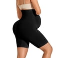 thumbnail image 2 of Athlemo Women's Plus Size Maternity Shorts over The Belly Pregnancy Yoga Shorts Workout Athletic Biker Shorts, 2 of 9