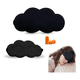 thumbnail image 3 of "Antifaz Nube 3d Dormir Adjustable Respirable + Tapones Oidos forma de nube  Malubero, Negro", 3 of 5